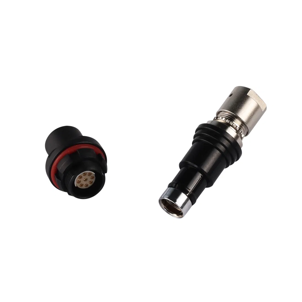 Video 0s/1s Series Equivalent Metal Coaxial Triaxial Push Pull Circular Connector