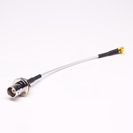 BNC MCX Rg316 10cm BNC Female Waterproof to MCX Male Right Angle