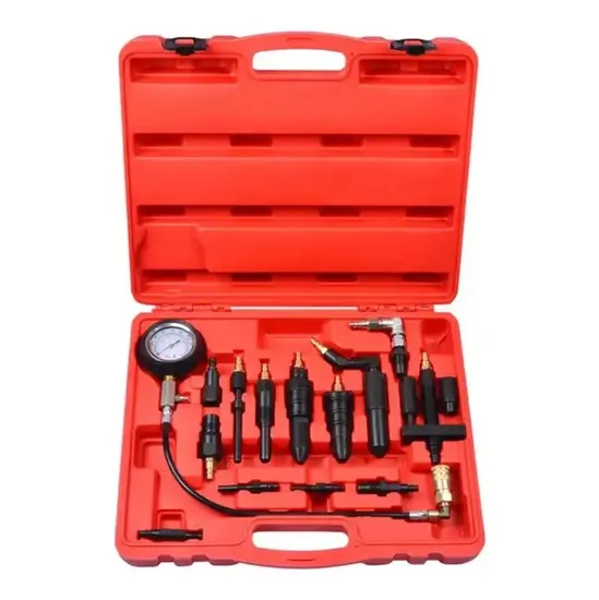 Diesel Engine Compression Gauge Tester Cylinder Pressure Test Tool Kit with Case