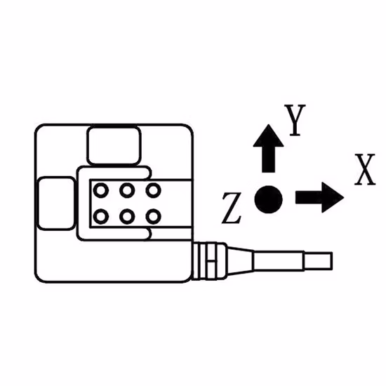 Triaxial Force Transducer Fx/Fy/Fz 10 20 30 50kg Multi