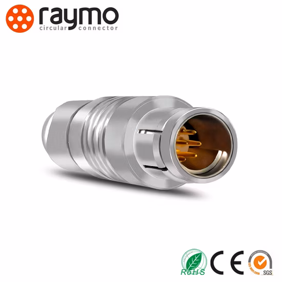 IP 68 Waterproof 6 Pin Circular Connector 102 Series Long Power Plug