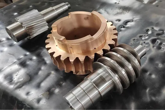 Drive Pinion Bronze Custom Different Small Screw Shaft Worm Gears 