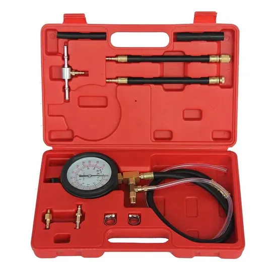 Fuel Injector Injection Pump Pressure Tester Gauge Kit Car Tools 